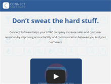Tablet Screenshot of connectsoftware.com